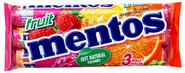 🍬 8 x 3er Pack Mentos Frucht Kaubonbons ab 8,94€ (statt 14€)