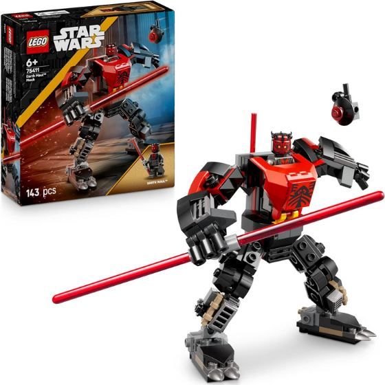 🤖 LEGO 75411 Star Wars Darth Maul Mech Figur für 11,44€ (statt 15€)