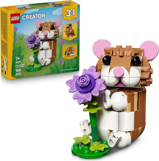 🐹 LEGO 31376 Creator 3-in-1-Set Hamster mit Blume für 9,99€ (statt 13€)