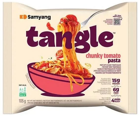 🍝 6x Samyang Tangle Chunky Tomaten Pasta, je 105g ab 4,14€ (statt 11€)
