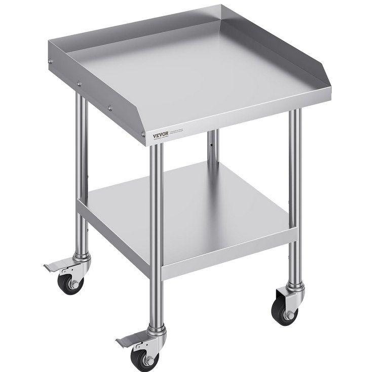 🍲 VEVOR Arbeitstisch aus Edelstahl mit Seitenwänden für 76,26€ (statt 85€)