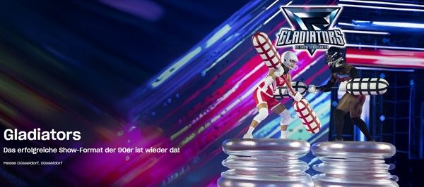 Freikarten für die GLADIATORS – Die Show der Giganten am 03. & 04.03. Freikarten für die GLADIATORS – Die Show der Giganten am 03. & 04.03.
