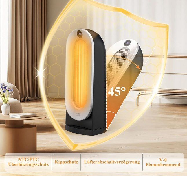 ♨️ Minthouz Heißlüfter mit 3 Heizstufen & 70° Oszillation für 22,49€ (statt 45€)