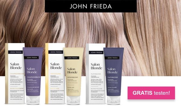 John Frieda Pflegende Farbveredelung gratis ausprobieren