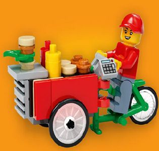 🚲 Gratis: LEGO Burger-Verkaufsfahrrad bei Bauaktion in LEGO Stores am 14. & 15.01.