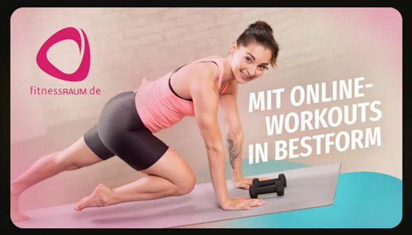 🤸‍♂️ Magenta Moments: Mit fitnessRAUM 6 Monate online gratis trainieren