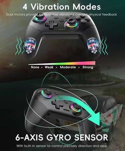 🎮 DATA FROG S80 Wireless Switch Pro Controller für 13,79€ (statt 20€)