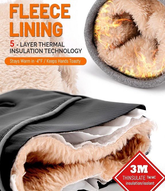 🧤 AOPREL Winterhandschuhe mit Innenfleece & 3M Thinsulate ab 7,82€ (statt 15€)