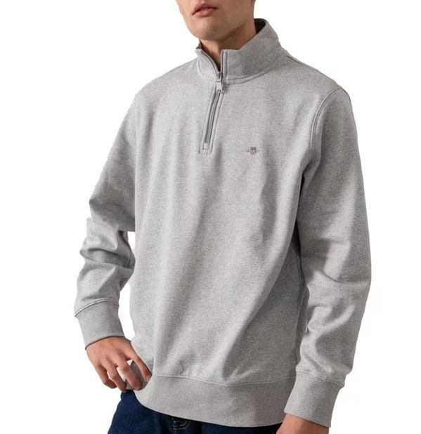 👕 Gant Schild Half Zip Sweatshirt in 3 Farben für je 64,44€ (statt 100€)