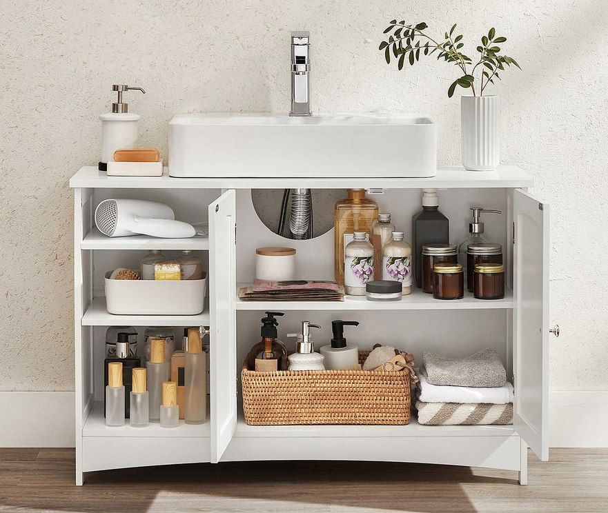 VASAGLE Waschbeckenunterschrank mit 2 Türen für 46,99€ (statt 62€)