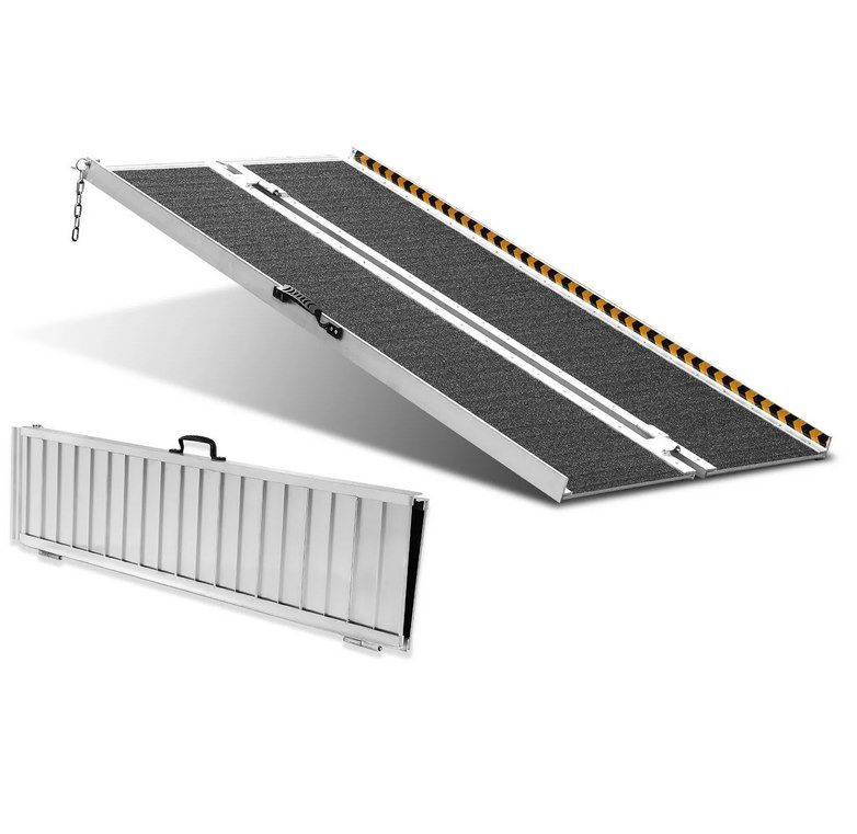 👨‍🦽 VEVOR klappbare Alu Auffahrrampe (152cm) für 110,30€ (statt 158€)