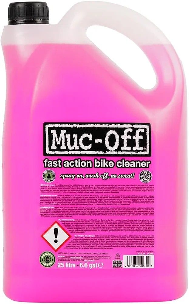 Muc Off Nano Tech Fahrradreiniger, 5 Liter   Hochwirksames, Biologisch Abbaubares Fahrrad Reinigungsspray Muc Off Bike Cleaner   Sicher auf Allen Oberflächen Für Alle Fahrradtypen Geeignet
