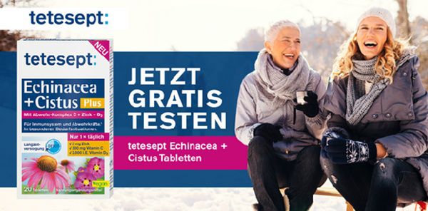 💊 tetesept Echinacea + Cistus Tabletten gratis ausprobieren