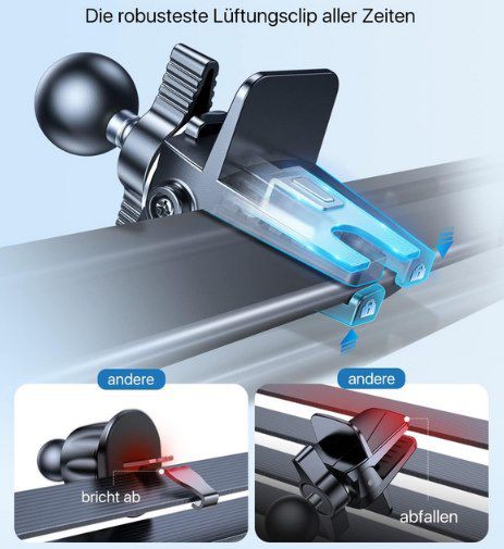 📲 andobil Handyhalterung aus Kohlefaser & sicheren Griff für 9,19€ (statt 18€)