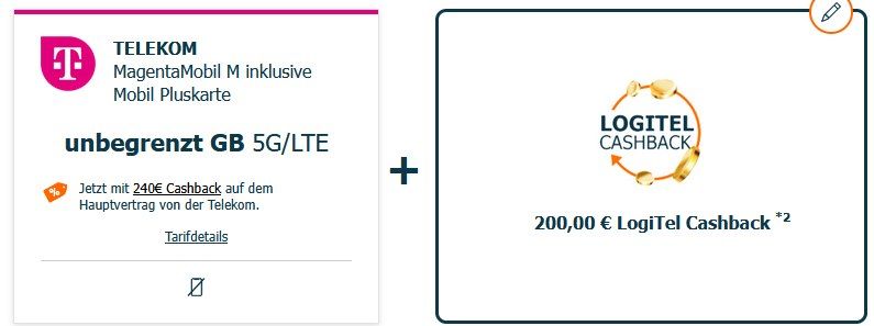 🔥🤯 KRASS 📱 2x Telekom MagentaMobil M mit unlimited 5G für eff. 29,90€ mtl. dank 💶 960€ Bonus