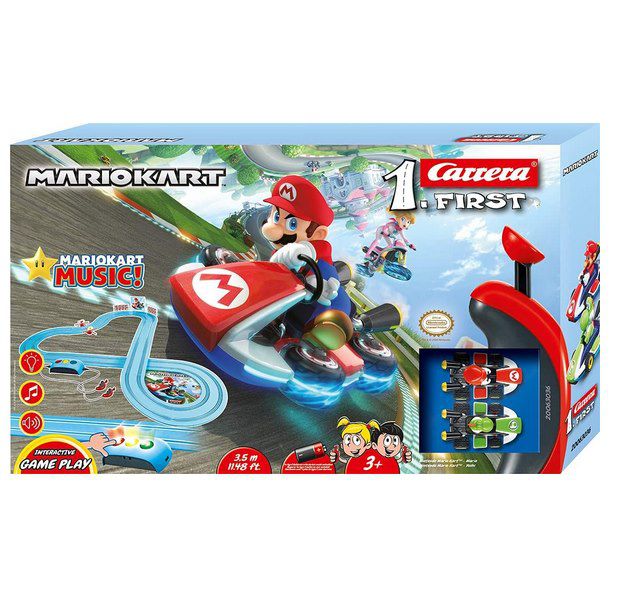 🏎️ Carrera First Mario Kart – Royal Raceway Autorennbahn für 28,31€ (statt 40€)