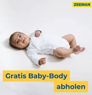 Wieder da! 👶 Zeemann: Kostenlosen Baby-Body abholen