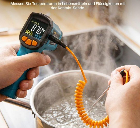🌡️ Tilswall Infrarot Thermometer  50°C bis 800°C für 18,99€ (statt 30€)