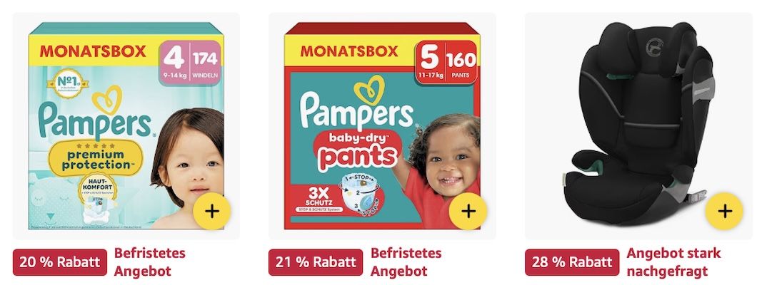 🍼👼🏻🤱🏼 Amazon: Megasale auf Babyausstattung z.B. Huggies Windeln (Gr.3) mit Disney-Design für 34€ (statt 44€) 🍼👼🏻🤱🏼 Amazon: Megasale auf Babyausstattung z.B. Huggies Windeln (Gr.3) mit Disney Design für 34€ (statt 44€)