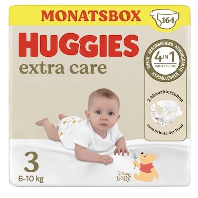 🍼👼🏻🤱🏼 Amazon: Megasale auf Babyausstattung z.B. Huggies Windeln (Gr.3) mit Disney-Design für 34€ (statt 44€)