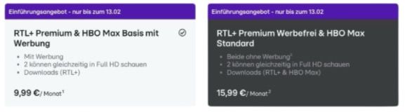 🧨 HBO Max 📽️ inkl. RTL+ im Bundle zusammen ab nur 9,99€ mtl.