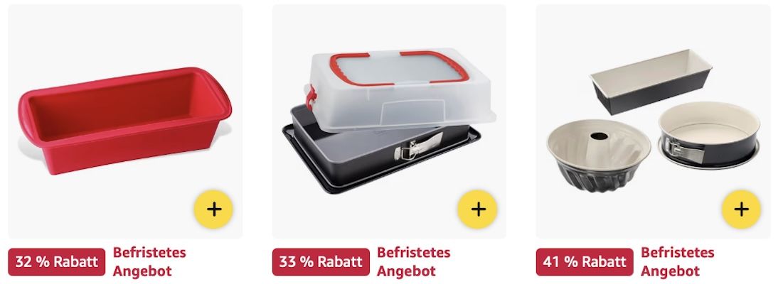 🎂🧁👩‍🍳 Amazon: Dr. Oetker Sale z.B. Bake & Go Springform mit Haube für 16€ (statt 19€)