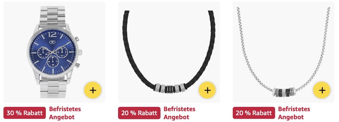 🔝📿⌚️ Amazon: TOM TAILOR Sale – Uhren, Schmuck & mehr z.B. Kette mit Anhänger für 48€ (statt 60€)