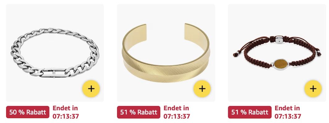 💌💝🧧 Amazon: Fossil Valentingstag Geschenkideen Sale z.B. Harlow Damenarmband 43€ (statt 67€)