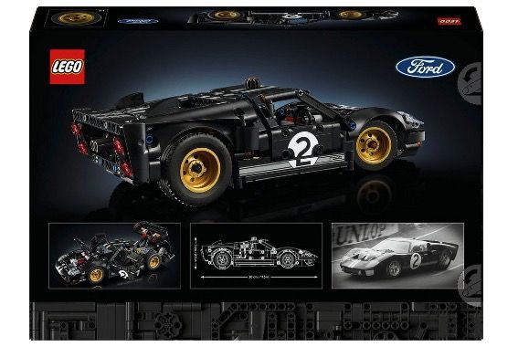 🚗💨 LEGO Technic 1966 Ford GT40 MKII 42223 mit V8 Motor für 50,41€ (statt 60€)