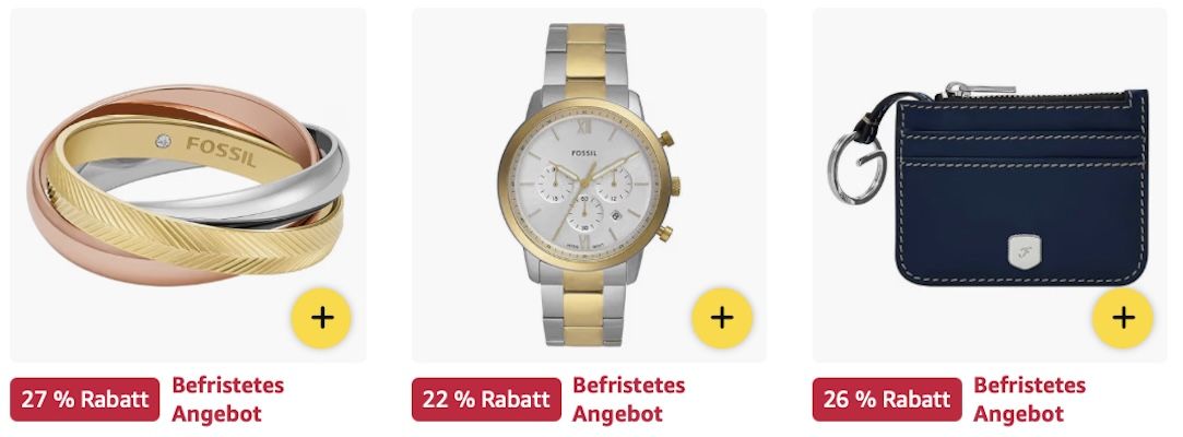 💌💝🧧 Amazon: Fossil Valentingstag Geschenkideen Sale z.B. Harlow Interlocking für 50€ (statt 65€)