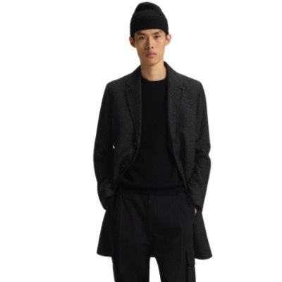 🥼 HUGO Mantel aus Cavalry Twill Malte2541 in Schwarz für 209€ (statt 280€)