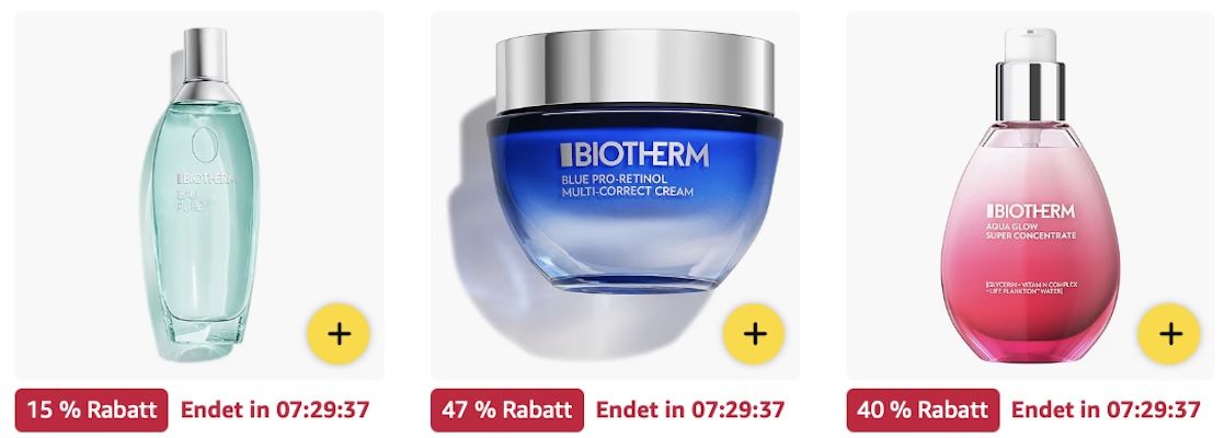 🤴👸 Amazon: Biotherm Megasale z.B. 100ml Eau de Toilette für 26€ (statt 30€)