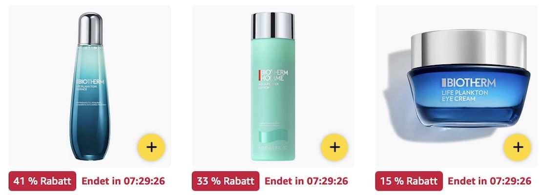 🤴👸 Amazon: Biotherm Megasale z.B. 100ml Eau de Toilette für 26€ (statt 30€)