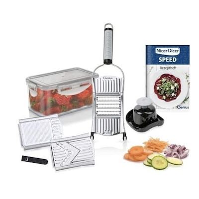 🫑🥒 Genius Nicer Dicer 9-tlg. Speed Set für 15€ (statt 26€)