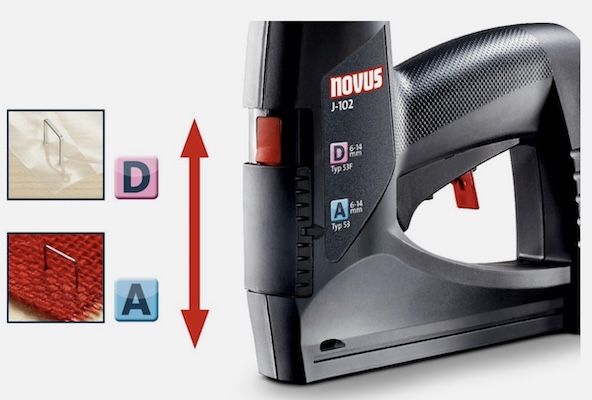 Novus J 102 Elektrotacker bis 14mm für 24,99€ (statt 30€)