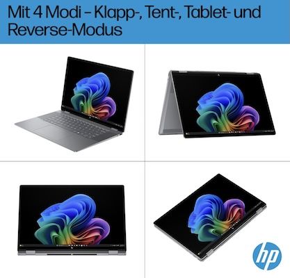 💻 HP OmniBook X Flip 2in1 Next Gen AI Laptop mit 16GB/1TB für 1.149€ (statt 1.399€) 👉🏻 100€ Cashback