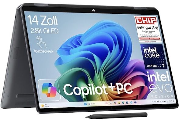 🧑‍💻 HP OmniBook Ultra Flip Next Gen AI Laptop mit 32GB/2TB für 1.750€ (statt 1.879€) 👉🏻 200€ Cashback