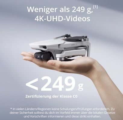 🚁 DJI Mini 4K Combo mit 4K UHD Kamera für 309€ (statt 360€)