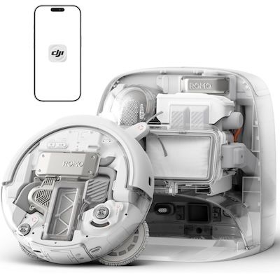 🔝🤖 DJI ROMO P Saugroboter mit Wischfunktion & 25.000 Pa für 1.195€ (statt 1.482€)