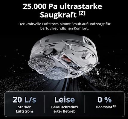 🔝🤖 DJI ROMO P Saugroboter mit Wischfunktion & 25.000 Pa für 1.195€ (statt 1.482€)