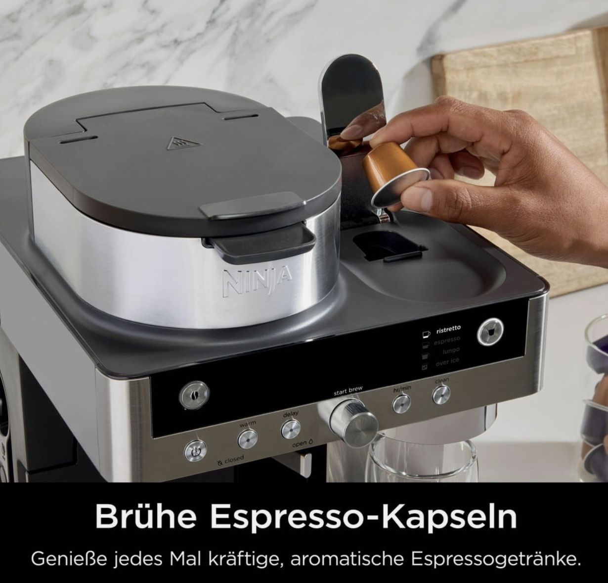 🥷 Ninja Prestige 2 in 1 Filterkaffee  und Kapselmaschine für 199,99€ (statt 230€)