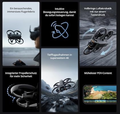 🚁 DJI Avata 2 Fly More Combo mit 3 Akkus für 816€ (statt 1.019€)