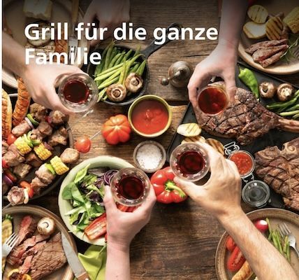 🍖🍗 Philips HD6222/95 – Großer Familiengrill mit 2 Heizzonen für 122,20€ (statt 150€)