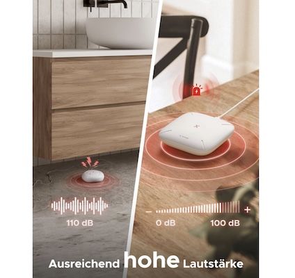 💦🫷🏻 3er Set X Sense SWS54 Smart Wasserleckdetektor für 47,99€ (statt 60€)