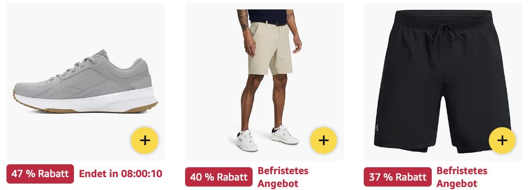 💪🏻 Amazon: Under Armour SALE z.B. Unisex Umhängetasche für 21€ (statt 25€)