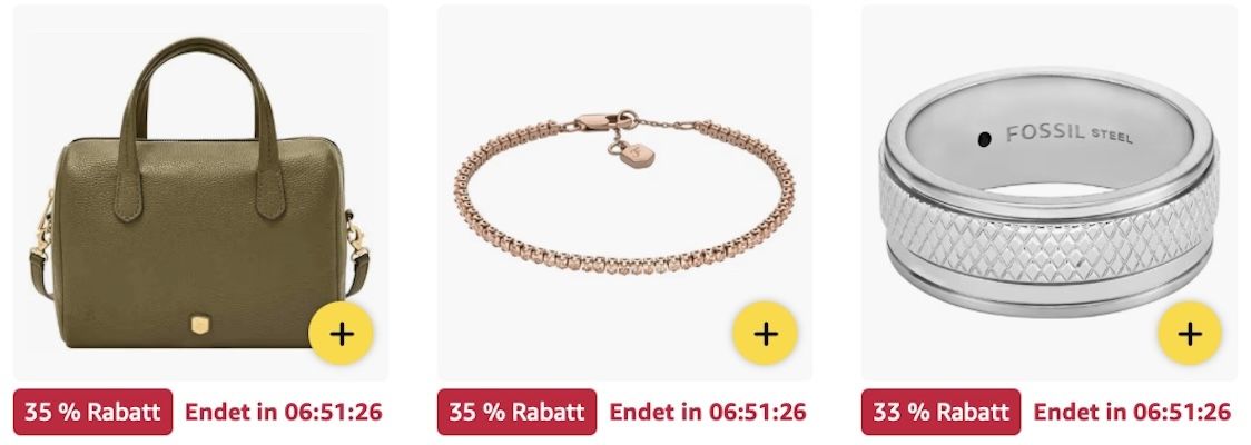⌚️ Amazon: Fossil Geschenkideen im Sale z.B. Geldbörse für 48€ (statt 79€)