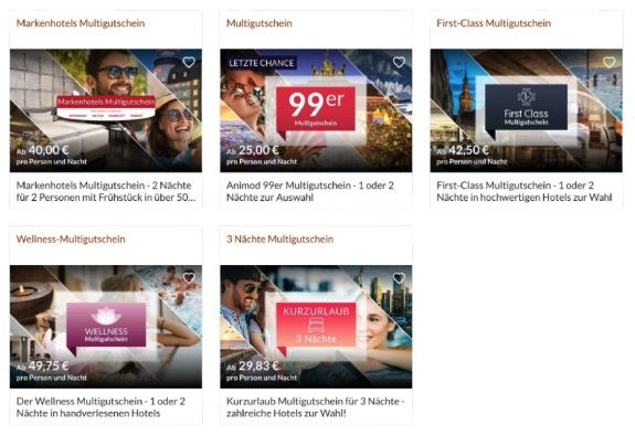 🧳 Animod Hotelgutscheine und Kurzreisen schon ab 33,17€ pro Person und Nacht