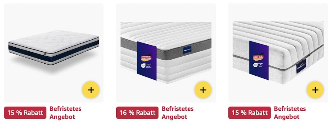 😴🛏️💤 Amazon: Matratzen im Megasale z.B. Traumnacht 90x200cm Kaltschaummatratze für 131€ (statt 155€) 😴🛏️💤 Amazon: Matratzen im Megasale z.B. Traumnacht 90x200cm Kaltschaummatratze für 131€ (statt 155€)