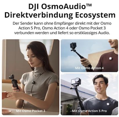 🎤 DJI Mic Mini – 2 Sender + 1 Handy-Empfänger für 45€ (statt 59€) 🎤 DJI Mic Mini – 2 Sender + 1 Handy Empfänger für 45€ (statt 59€)