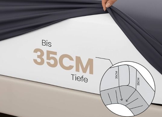 🛏️💨 2x Utopia Bedding Spannbettlaken 90x200cm in Grau für 12,99€ (statt 20€) 🛏️💨 2x Utopia Bedding Spannbettlaken 90x200cm in Grau für 12,99€ (statt 20€)